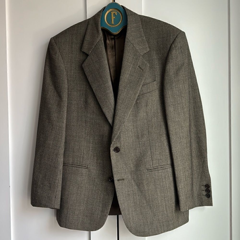 GIANFRANCO FERRE STUDIO 001 Virgin wool Brown BLAZER - 36R